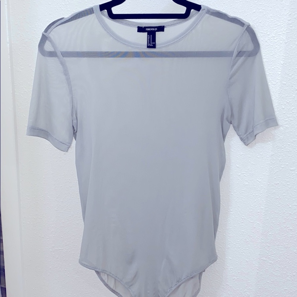 Grey bodysuit